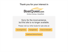 Tablet Screenshot of boatquest.com